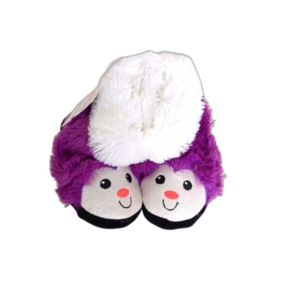 Muk Luks Other - NEW Kids Unisex Muk Luks Zoo Friends Purple Monkey Faux Fur Slippers, S (10-11)